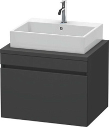 Модуль под раковину DuraStyle 70х54,8х51,2 см, без консоли, графит матовый, Duravit DS531104949 Duravit