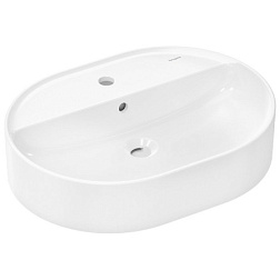Накладная раковина Xuniva 60х45х13 см, санфарфор, с отв. под смеситель, Hansgrohe 60171450 Hansgrohe