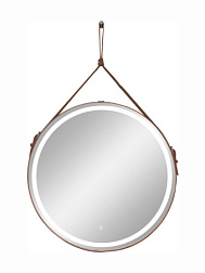 Зеркало Millenium Brown Led 65х65 см, 23Вт, коричневое, с подсветкой, Continent ЗЛП836 Continent