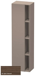 Шкаф-колонна DuraStyle 50х36х180 см, корпус-базальт матовый, фронт-орех темный, левый, подвесной монтаж, Duravit DS1249L2143 Duravit