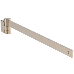 Рожковый полотенцедержатель Conca 45 см, брашированная, квадратный дизайн, одинарный, бронза, поворотный, Ideal Standard T5393J6 Ideal Standard