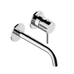 Внешняя часть встраиваемого смесителя для раковины Teo длина излива 18,8см, Bossini Z00730.030 Bossini