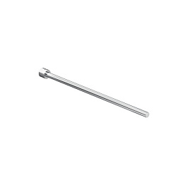 Рожковый полотенцедержатель Vela R 45 см, одинарный, хром, неповоротный, Kludi 5897705S Kludi