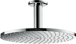 Лейка верхнего душа Raindance S потолочная, 24 см, round, с держателем, Hansgrohe 27620000 Hansgrohe