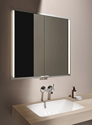 Зеркало Frame 25 80х75 см, белый глянец, с подсветкой, Laufen 4.0855.3.900.145.1 Laufen