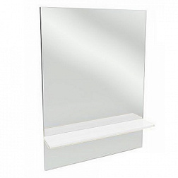 Зеркало Struktura 79х107,2 см, высокое, с белой полкой, Jacob Delafon EB1213-N18 Jacob Delafon