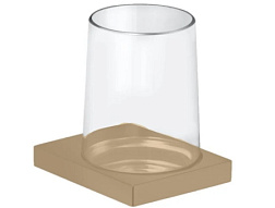Настенный стакан Edition 11 1 стакан, бронза, с держателем, Keuco 11150039000 Keuco