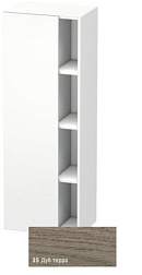 Шкаф-колонна DuraStyle 50х36х140 см, корпус-белый матовый, фронт-дуб терра, левый, подвесной монтаж, Duravit DS1239L3518 Duravit