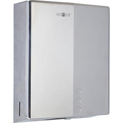 Дозатор бумажных полотенец из нержавеющей стали, антивандальный, хром, Nofer 04046.B Nofer
