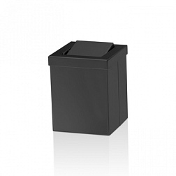 Корзина для мусора Universal матовый, с крышкой, цвет черный, Decor Walther 0611160 Decor Walther