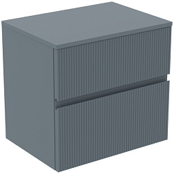 Модуль под раковину Finesse 60,2х44х55,8 см, со столешницей, пепельно-голубой матовый, Ideal Standard E3422UQ Ideal Standard