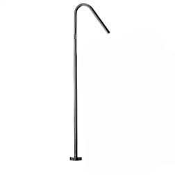 Напольный смеситель для раковины Artwork 129 см, неповоротный излив, стальной цвет, без донного клапана, Kerasan 756198 NEW Kerasan