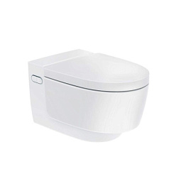 Подвесной электронный унитаз AquaClean Mera Classic 39,5х59 см, безободковый, функция биде, с сиденьем, тихий смыв, Geberit 146.200.11.1 Geberit