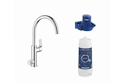 Кухонный смеситель для фильтра Blue Pure управление снизу, Grohe 119708 Grohe
