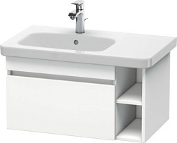 Модуль под раковину DuraStyle 73х44,8х39,8 см, для чаши слева, белый матовый, Duravit DS639401818 Duravit