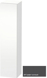 Шкаф-колонна DuraStyle 40х36х180 см, корпус-белый матовый, фронт-графит матовый, правый, подвесной монтаж, Duravit DS1229R4918 Duravit