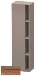 Шкаф-колонна DuraStyle 50х36х180 см, корпус-базальт матовый, фронт-орех натуральный, левый, подвесной монтаж, Duravit DS1249L7943 Duravit