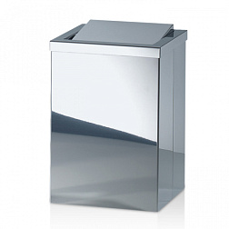 Корзина для мусора Universal полированный, с крышкой, 30 см, цвет стальной, Decor Walther 0610170 Decor Walther