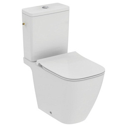 Чаша унитаза-компакта I.life B горизонтальный (универсальный) выпуск, технология rimls+, безободковый, Ideal Standard T461201 Ideal Standard