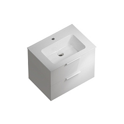 Модуль под раковину Piano 62,3х45х50 см, белая глянцевая, Kerama Marazzi PI.F.65\WHT Kerama Marazzi