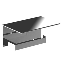 Держатель туалетной бумаги Corinto с полочкой, хром, Nofer 16878.B Nofer