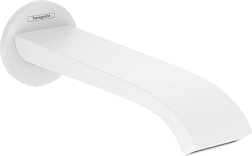 Излив Vivenis матовый, длина излива 20,2см, белый цвет, неповоротный, Hansgrohe 75410700 Hansgrohe
