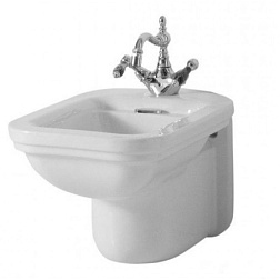 Биде Waldorf 37х55 см, подвесное, без крышки, Kerasan 4125K1bi/cr*1 Kerasan