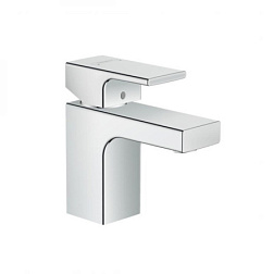 Смеситель для умывальника Vernis Shape неповоротный излив, без донного клапана, Hansgrohe 71567000 Hansgrohe