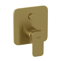 Лицевая часть встраиваемого смесителя Renon брашированное, 2 функции, золото, Kludi 42759N075 Kludi