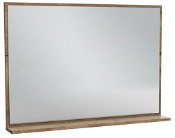 Зеркало Vivienne 98х69,6 см, с полочкой, дуб табак, Jacob Delafon EB1598-E52 Jacob Delafon