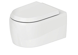 Подвесной унитаз Qatego 39х57 см, с креплением Durafix., безободковый, без сиденья, Duravit 2556090000 Duravit