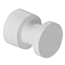 Крючок Vela R матовый, цвет белый, Kludi 5898453 Kludi