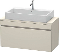 Модуль под раковину DuraStyle 100х47,8х51,2 см, без консоли, серо-коричневый, Duravit DS530409191 Duravit