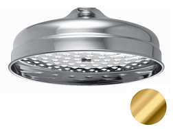 Лейка верхнего душа Hi-tech 20 см, round, золото, без держателя, Margaroli L206GO Margaroli