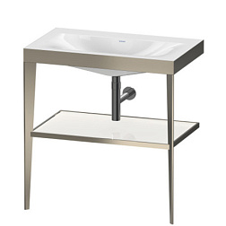 Раковина с консолью XViu 80х48х85 см, белый/шампанское, Duravit XV4715NB185 Duravit