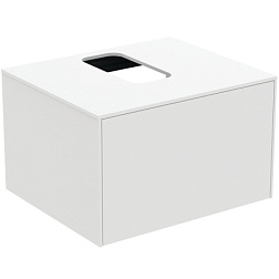 Модуль под раковину Conca 60х50,5х37 см, белый матовый, система push-to-open, Ideal Standard T3928Y1 Ideal Standard