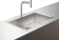 Кухонная комбинация мойки со смесителем C71 хром, Hansgrohe 43202000 Hansgrohe