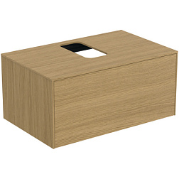 Модуль под раковину Conca 80х50,5х37 см, светлый дуб, система push-to-open, Ideal Standard T3929Y6 Ideal Standard