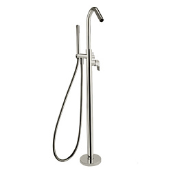 Напольный смеситель Urban Chic неповоротный излив, никель, с лейкой, Ramon Soler 218503DNC Ramon Soler