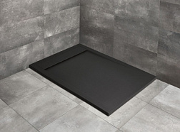 Поддон Teos F Black 110х90х4 см, прямоугольный, искусственный мрамор, Radaway HTF11090-54 Radaway