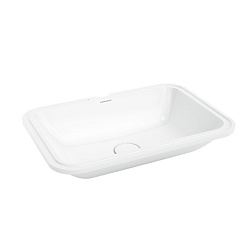 Встраиваемая снизу раковина Plaza 55х36 см, санфарфор, Kerama Marazzi PLR.wbu.55 Kerama Marazzi