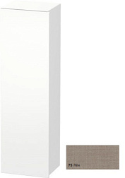 Шкаф-колонна DuraStyle 40х36х140 см, фронт - лен, корпус -  белый матовый, левый, подвесной монтаж, Duravit DS1219L7518 Duravit