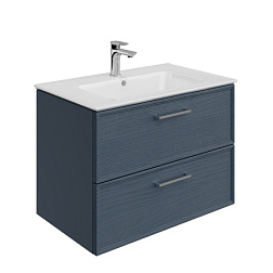 Модуль под раковину Piano 72,8х45х52,5 см, ясень синий матовый, Kerama Marazzi PIA.CL.75\BLU.M Kerama Marazzi