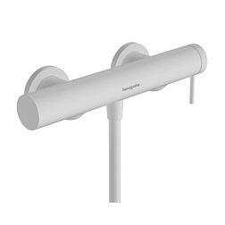 Настенный смеситель без излива Tecturis S матовый, белый цвет, без лейки, Hansgrohe 73622700 Hansgrohe
