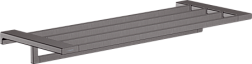 Полка для полотенец AddStoris 64,8 см, шлифованный, цвет черный, Hansgrohe 41751340 Hansgrohe