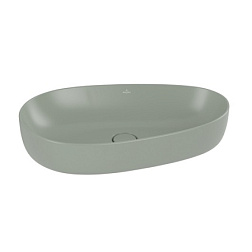 Накладная раковина Antao 65х40х14,5 см, TitanCeram, зеленый матовый, Villeroy&Boch 4A7465R8 Villeroy&Boch