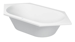 Акриловая ванна D-Code 190х90 см, шестиугольная, угловая симметричная, Duravit 700138000000000 Duravit