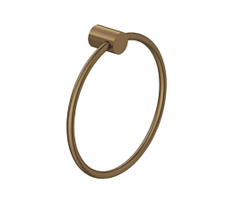 Кольцевой полотенцедержатель Vela R брашированная, бронза, Kludi 58978N1 Kludi