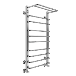Водяной полотенцесушитель Арктур 50х100 см, нижнее подключение, с полкой, Terminus 4670078529459 Terminus