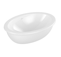 Встраиваемая снизу раковина Loop&Friends 56х38 см, CeramicPlus, санфарфор, Villeroy&Boch 4A5500R1 Villeroy&Boch